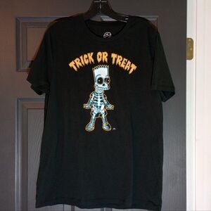 The Simpsons Halloween Merch Bart Simpson Trick or Treat 20th Century Fox Shirt
